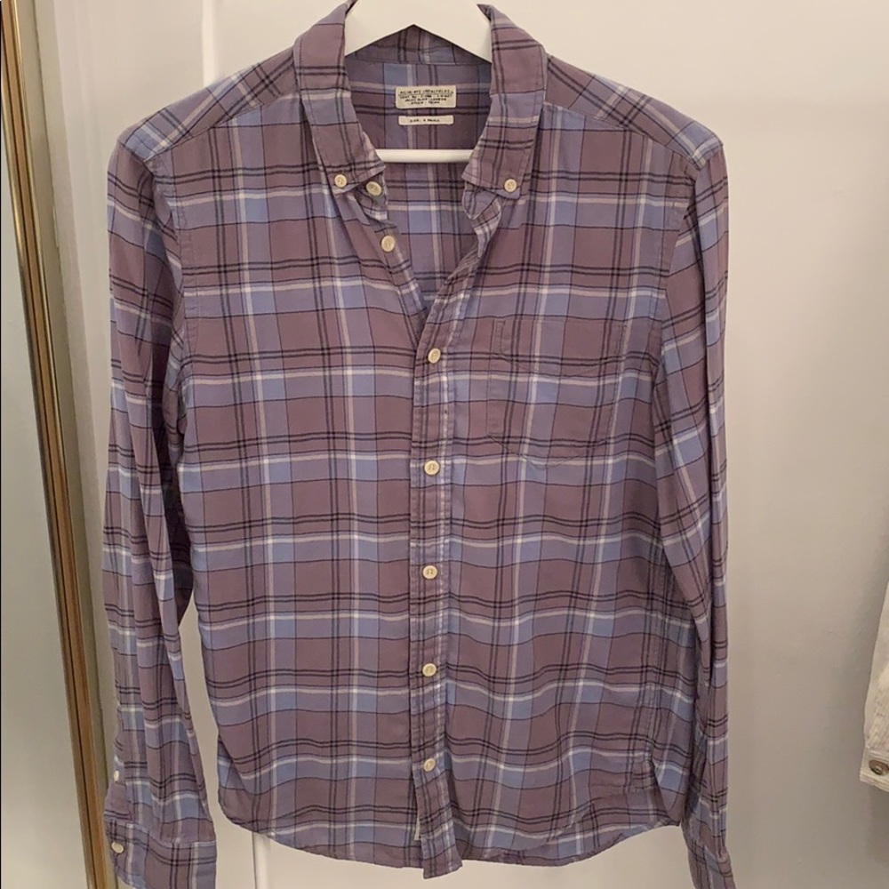 Allsaints plaid shirt x-small